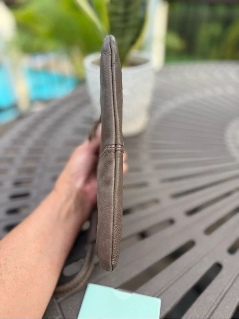 Hobo Leather wristlet.